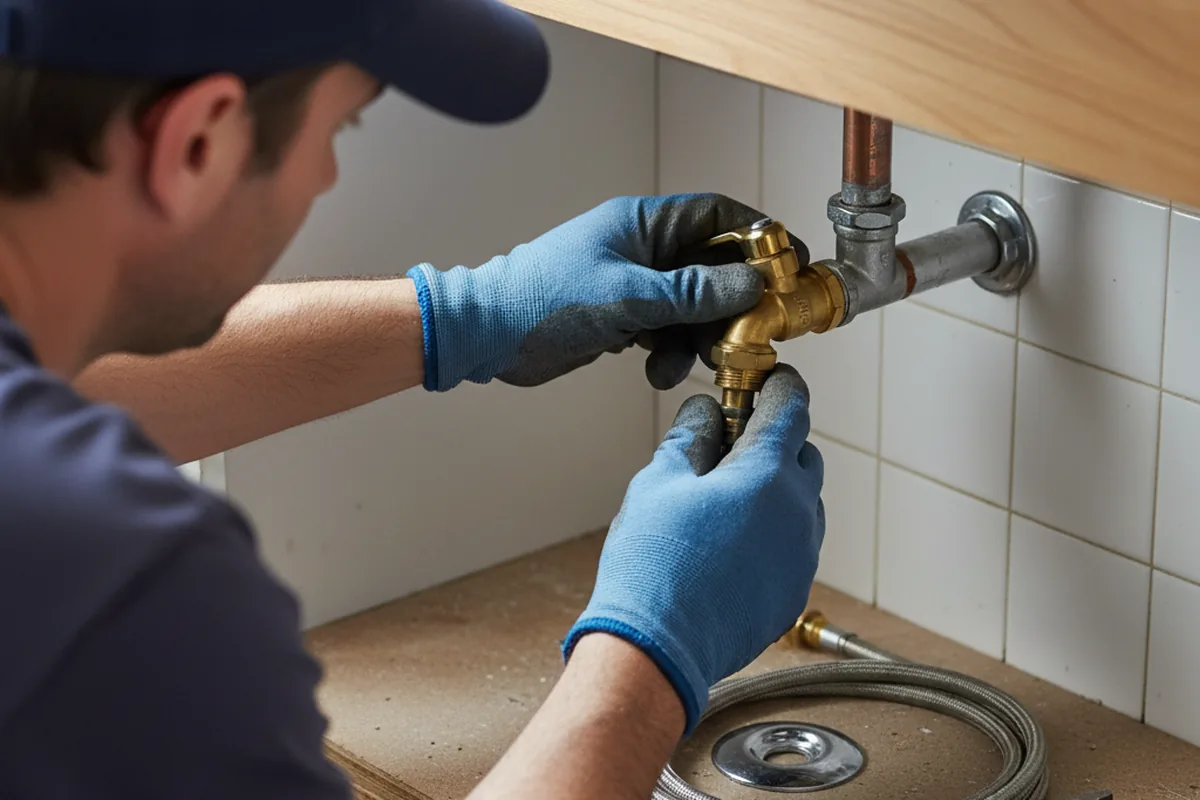 Shutoff valve and fitting work during Faucet and Fixture Repair in Elk Grove Village